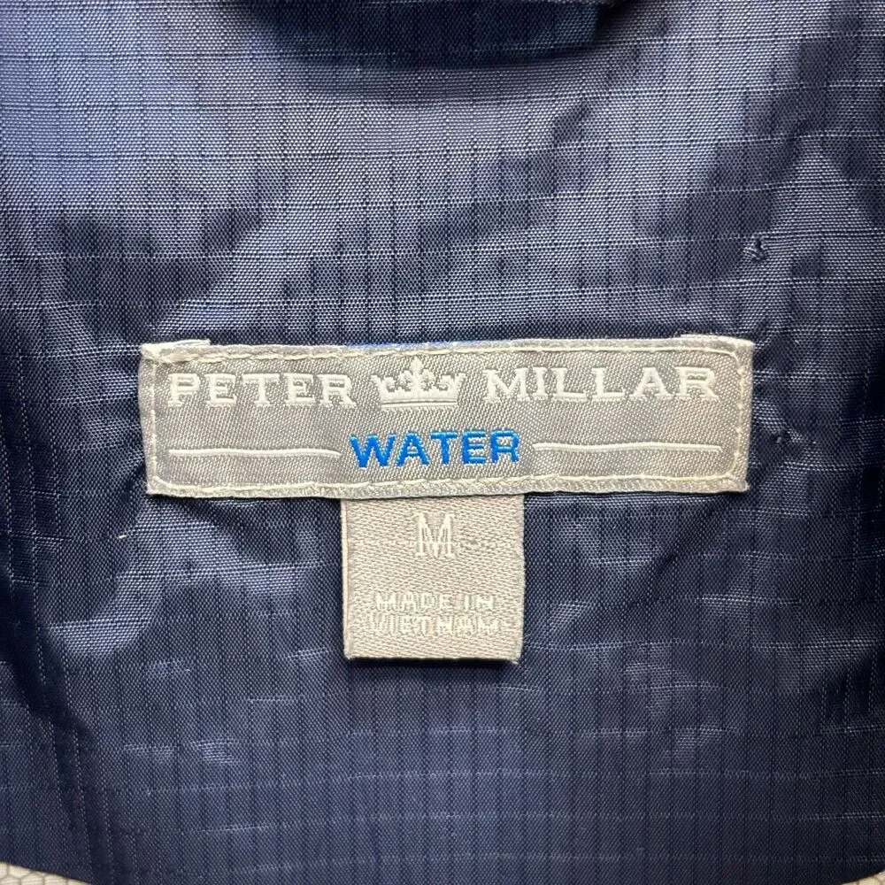 Peter Millar Water Men Short Sleeve Golf Windbreaker Jacket Size Medium C127 -22